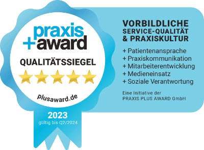 Praxis Award Qualitätssiegel 2023